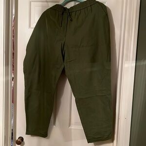 Linen/cotton j crew pants.